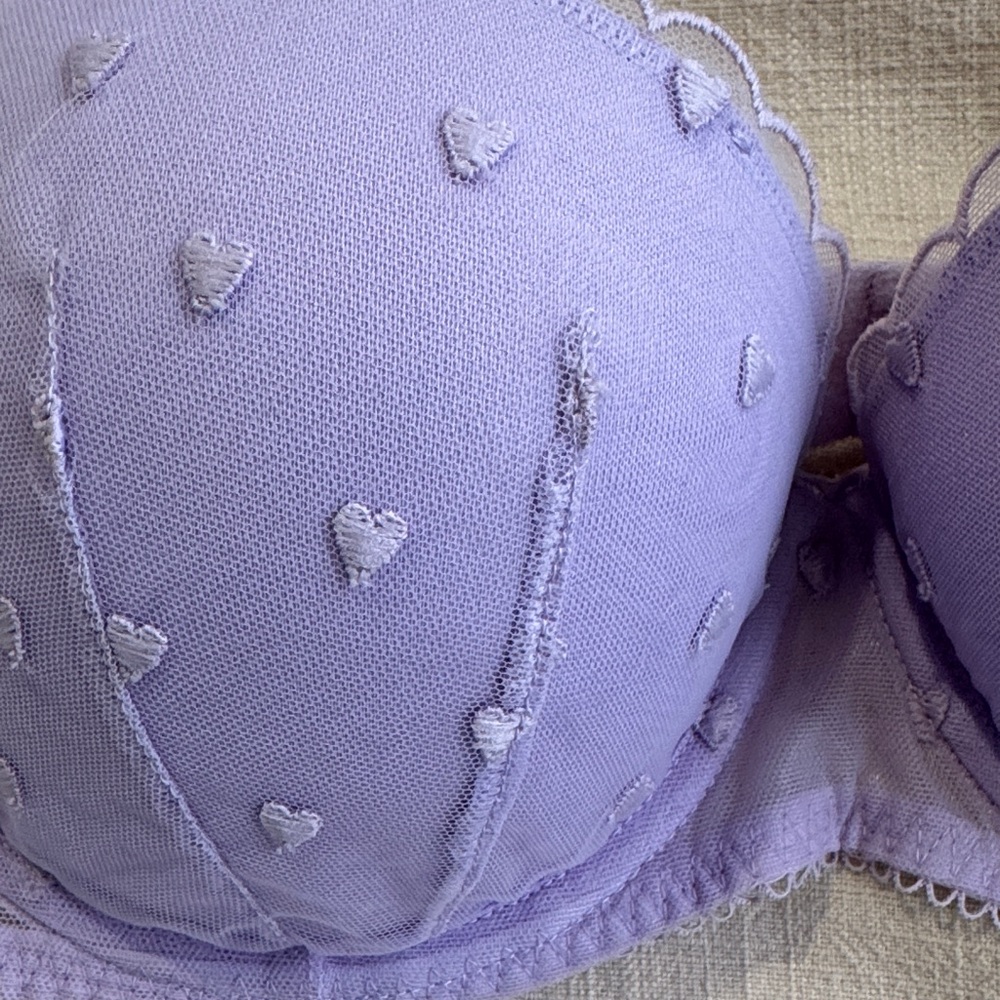 VS Lavender Balconette Push Up Bra - Picture 2 of 6